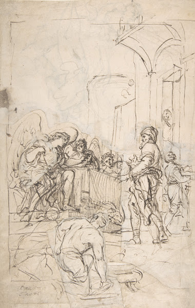 Abraham Entertaining the Three Angels 171080