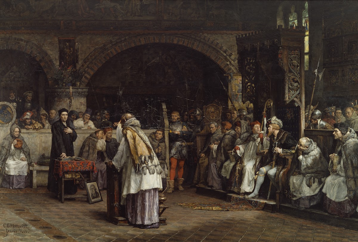 Religious Discourse between Olaus Petri and Peder Galle 1883