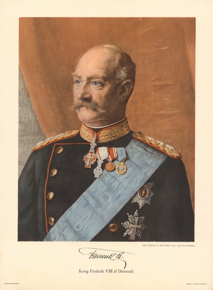 King Frederick VIII of Denmark 1944
