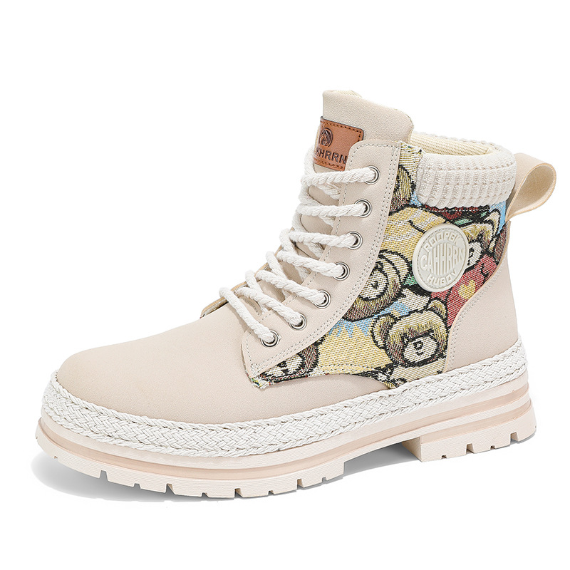 Men's boots, ankle-high, lined