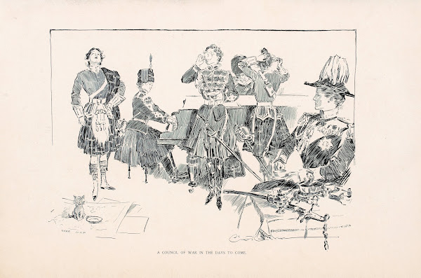 A council of war in the days to come 1896