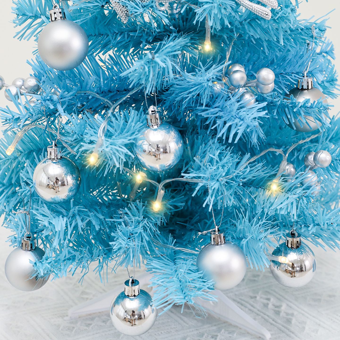 Mini-Weihnachtsbaum, 45/60 cm, optional mit Beleuchtung