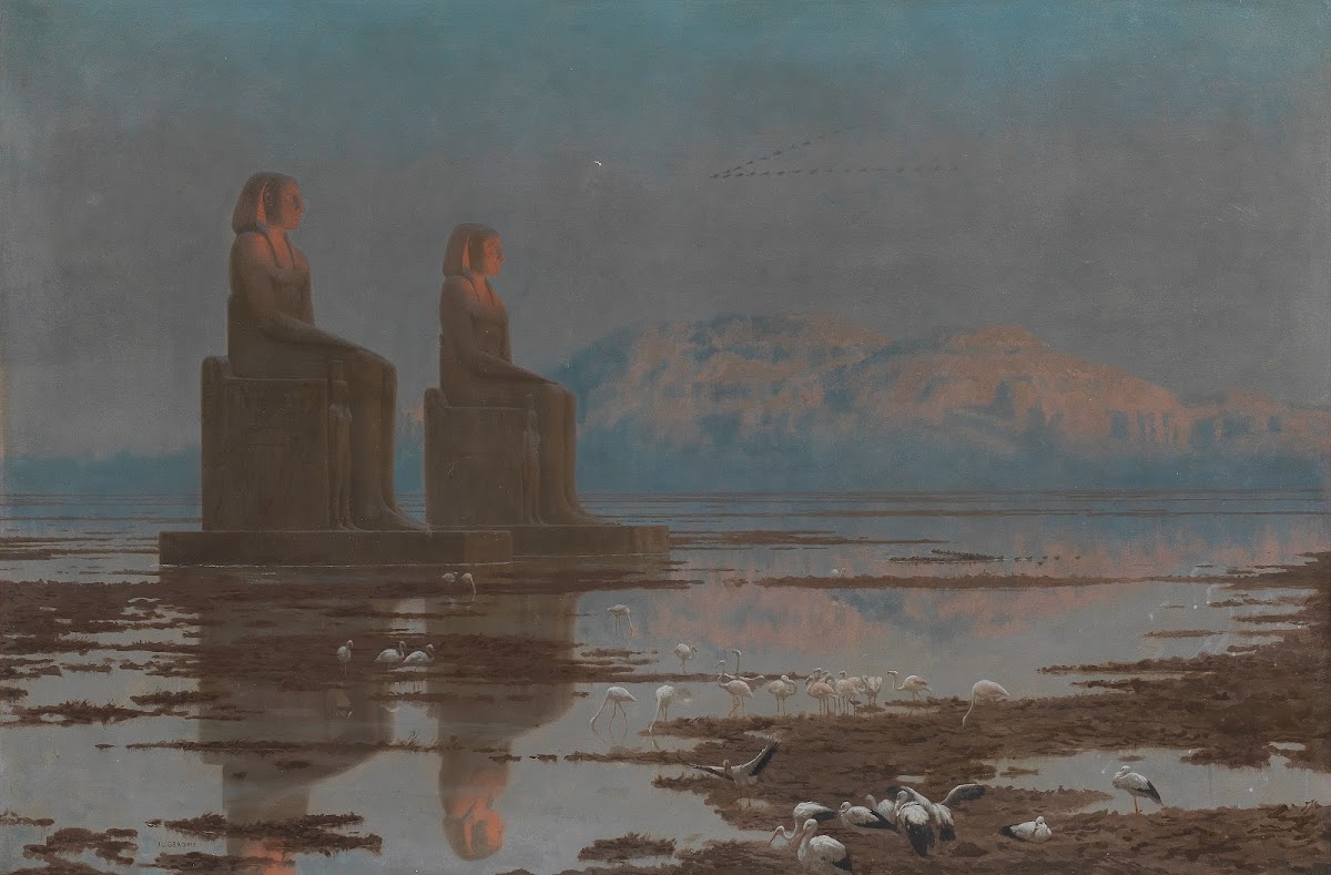 The Nile in flood Thebes