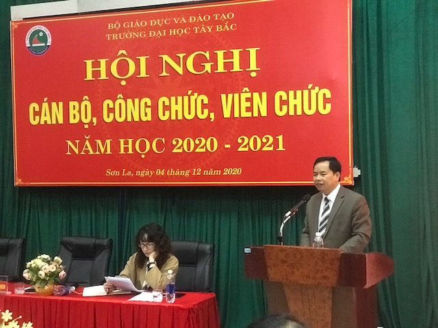 Hội nghị cán bộ, công chức, viên chức Trường Đại học Tây Bắc năm học 2020 - 2021