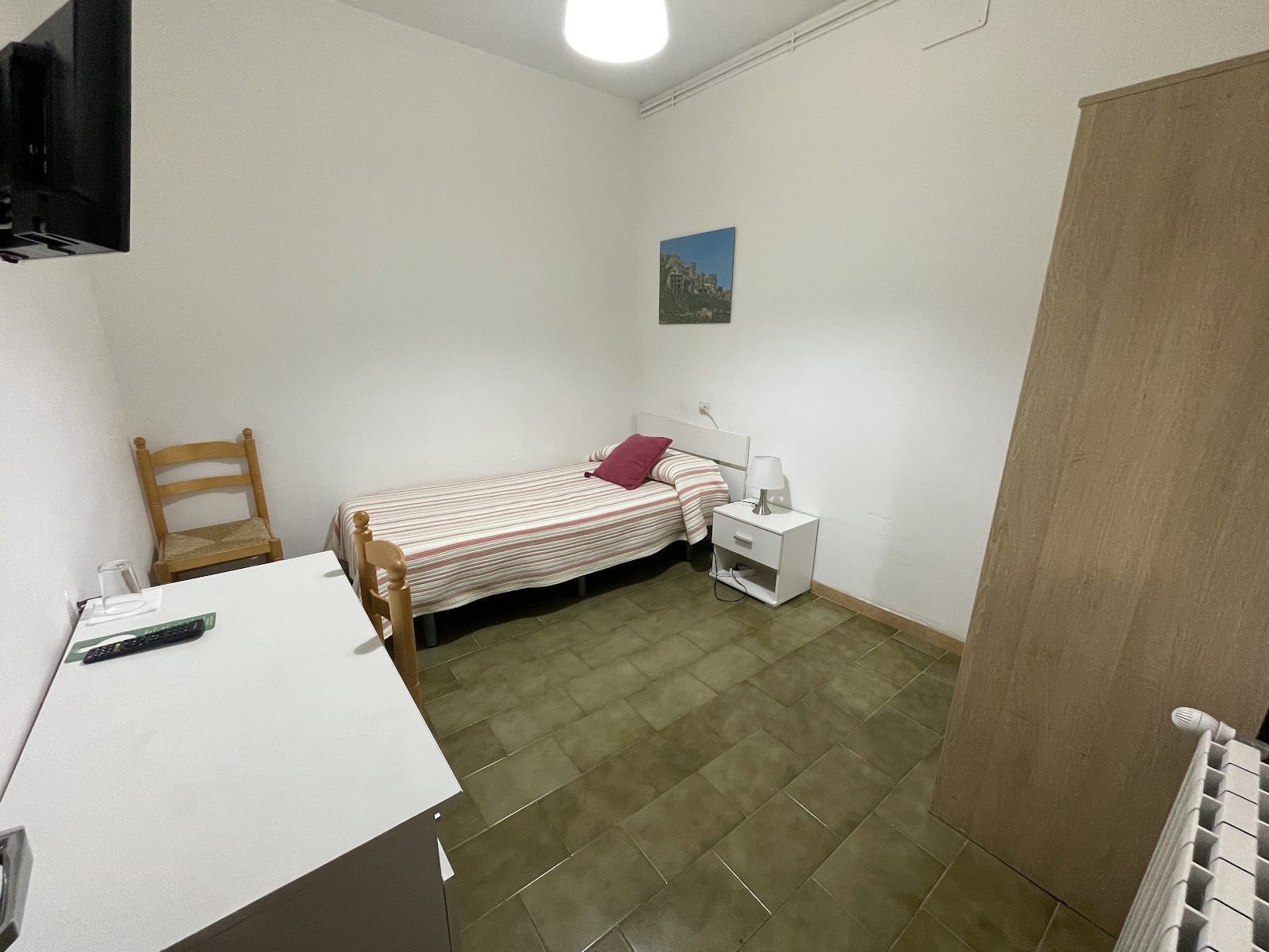 Habitació individual Pensió Borràs Girona