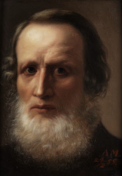 Bildnis Eines Herrn Mit Grauem Bart 1855