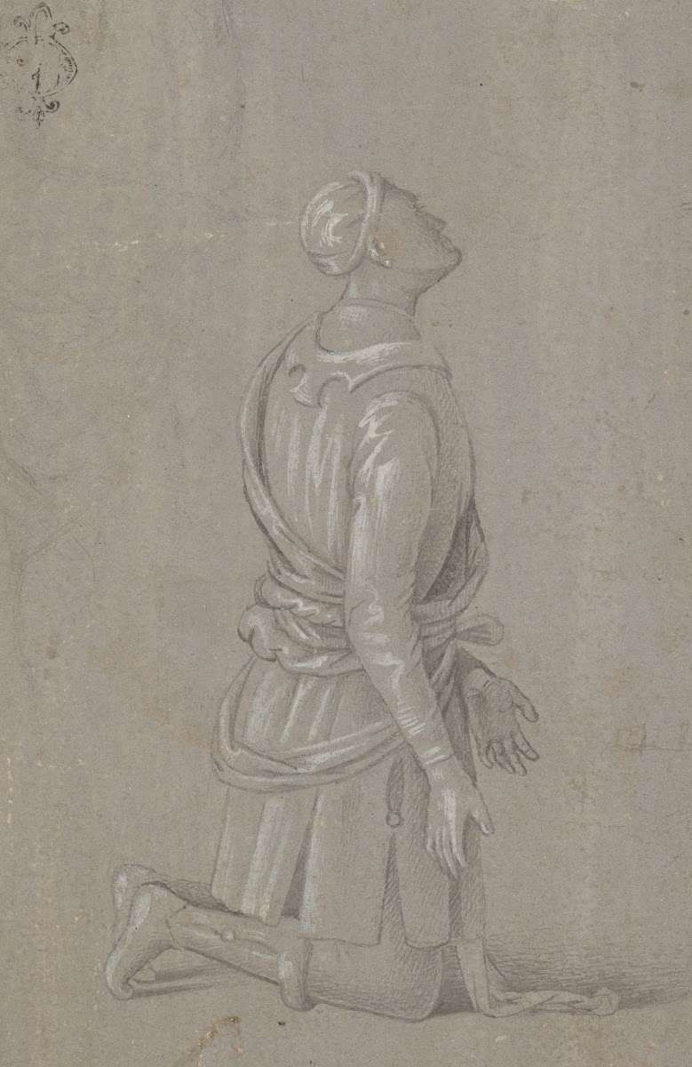 A Kneeling Man in Fifteenth Century Costume ca 1509