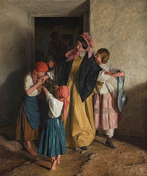 Godmothers Farewell After Confirmation 1859