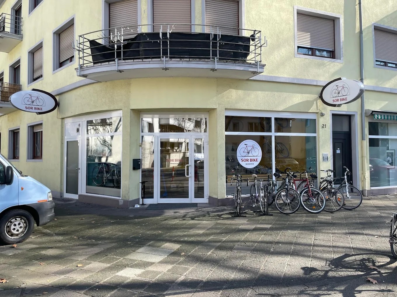 SOR BIKE MANNHEIM Werkstatt von außen