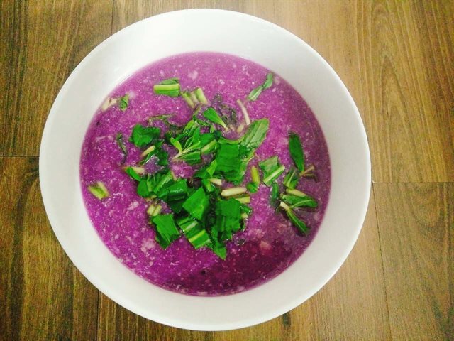 Canh Khoai Mỡ Nấu Thịt Bằm