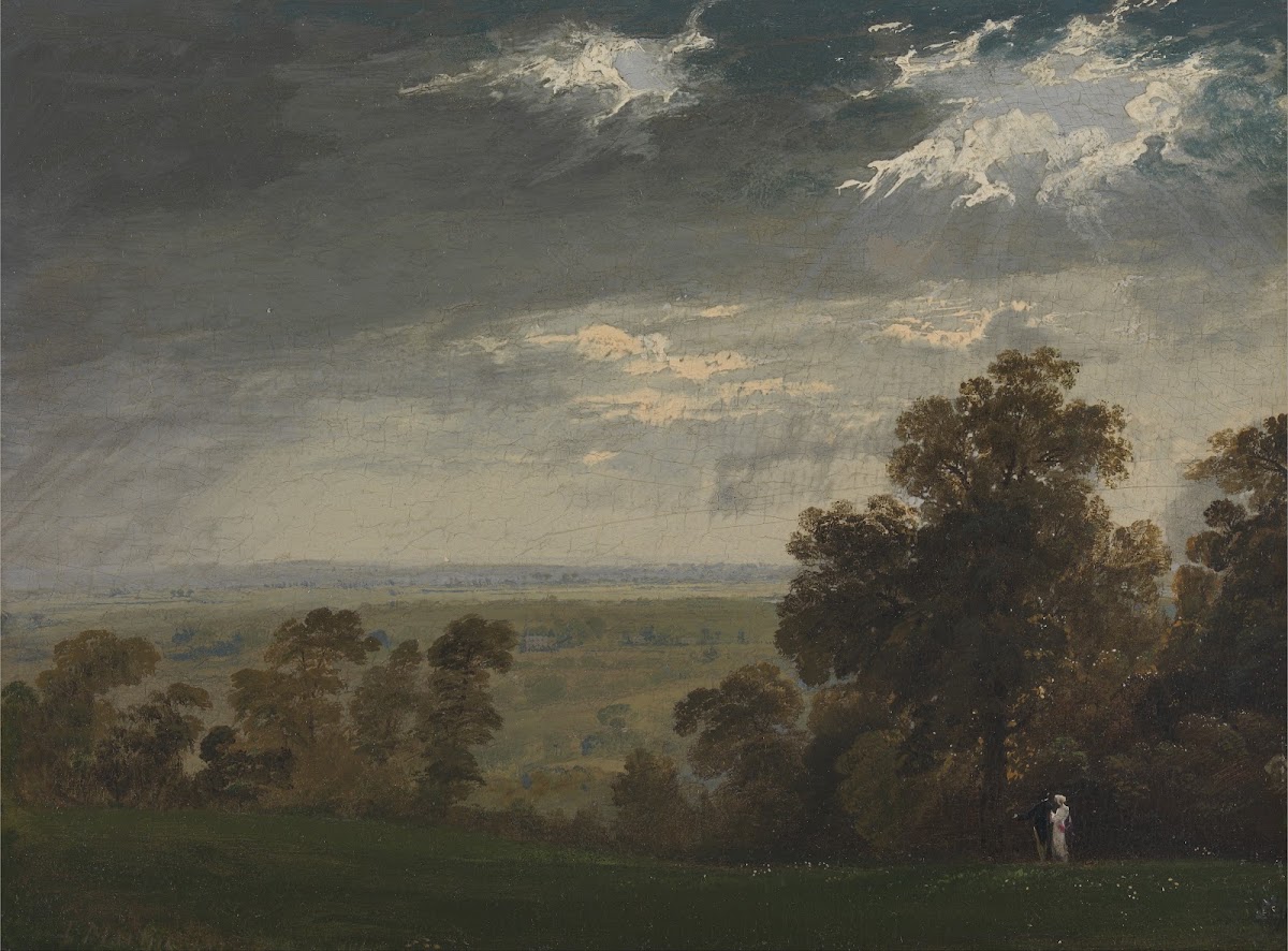Landscape Possibly the Isle of Wight or Richmond Hill 1815