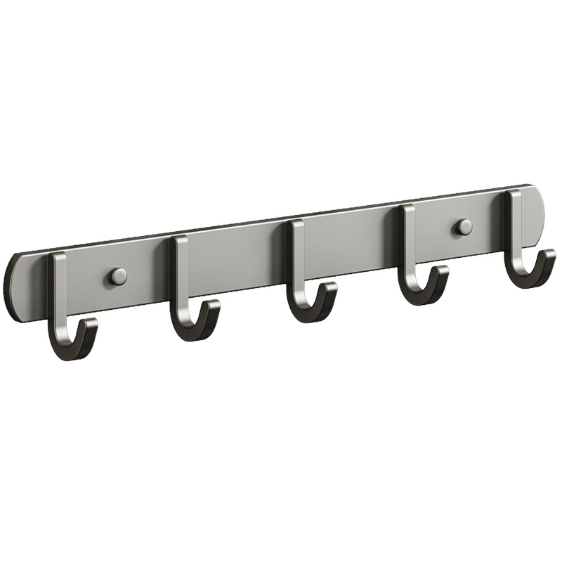 Strong Aluminum Wall Hooks with Adhesive Pads