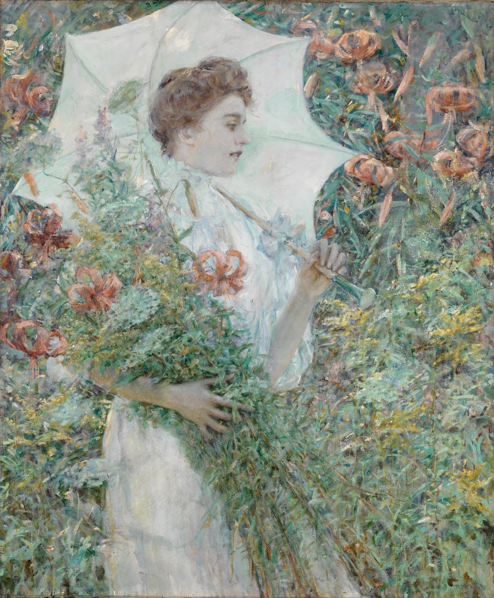 The White Parasol ca 1907