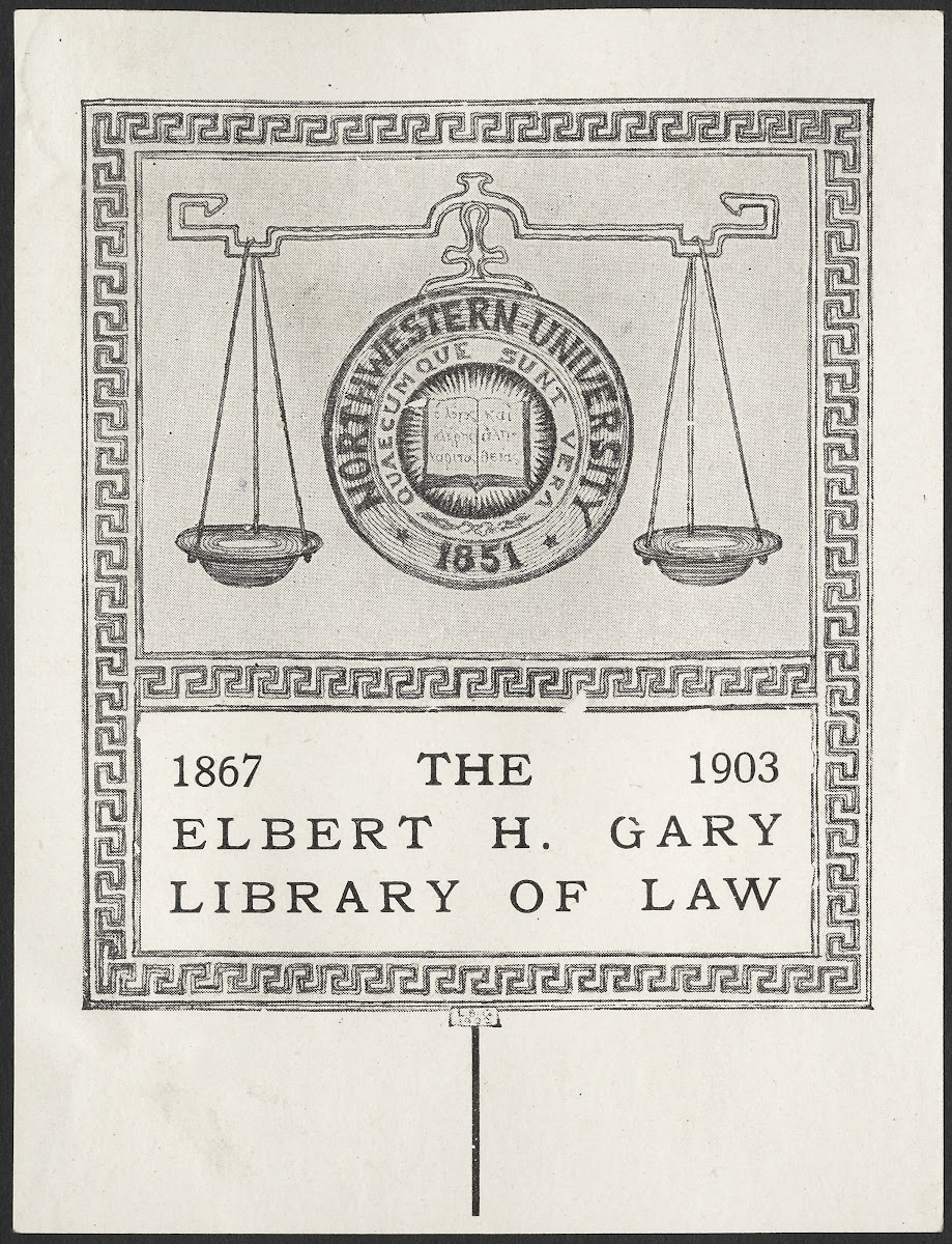 The Elbert H Gary Library Of Law