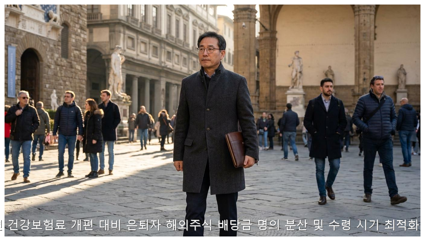 2026년 건강보험료 개편 대비 은퇴자 해외주식 배당금 명의 분산 및 수령 시기 최적화 가이드 핵심 안내 및 분석 인포그래픽 (6)