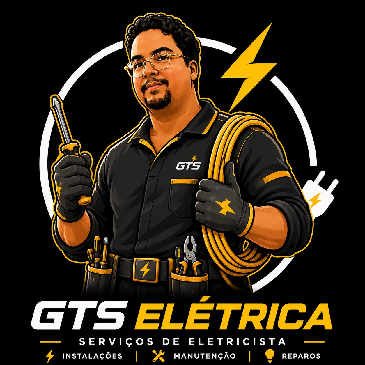 Eletricista Trabalhando