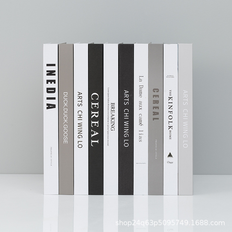 Dekoratives Kunstbuch, nordisch-minimalistisch