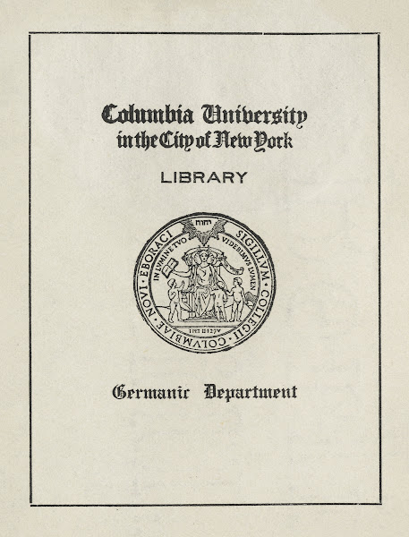 Columbia University Germanic Department