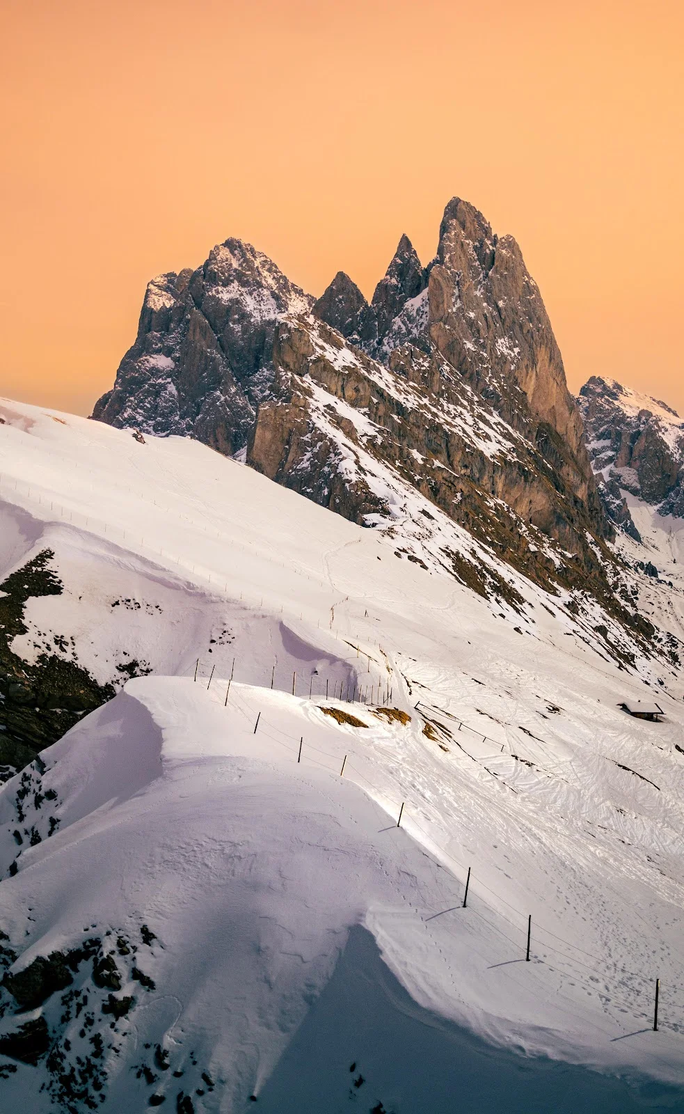 Seceda Peak At Sunset - Nature Photography 5K iPhone Wallpaper (3196x5202)
