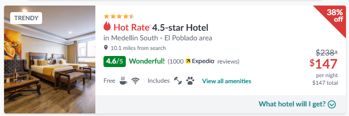 Hot Rate de Hotwire: tarifas opacas en hoteles de lujo