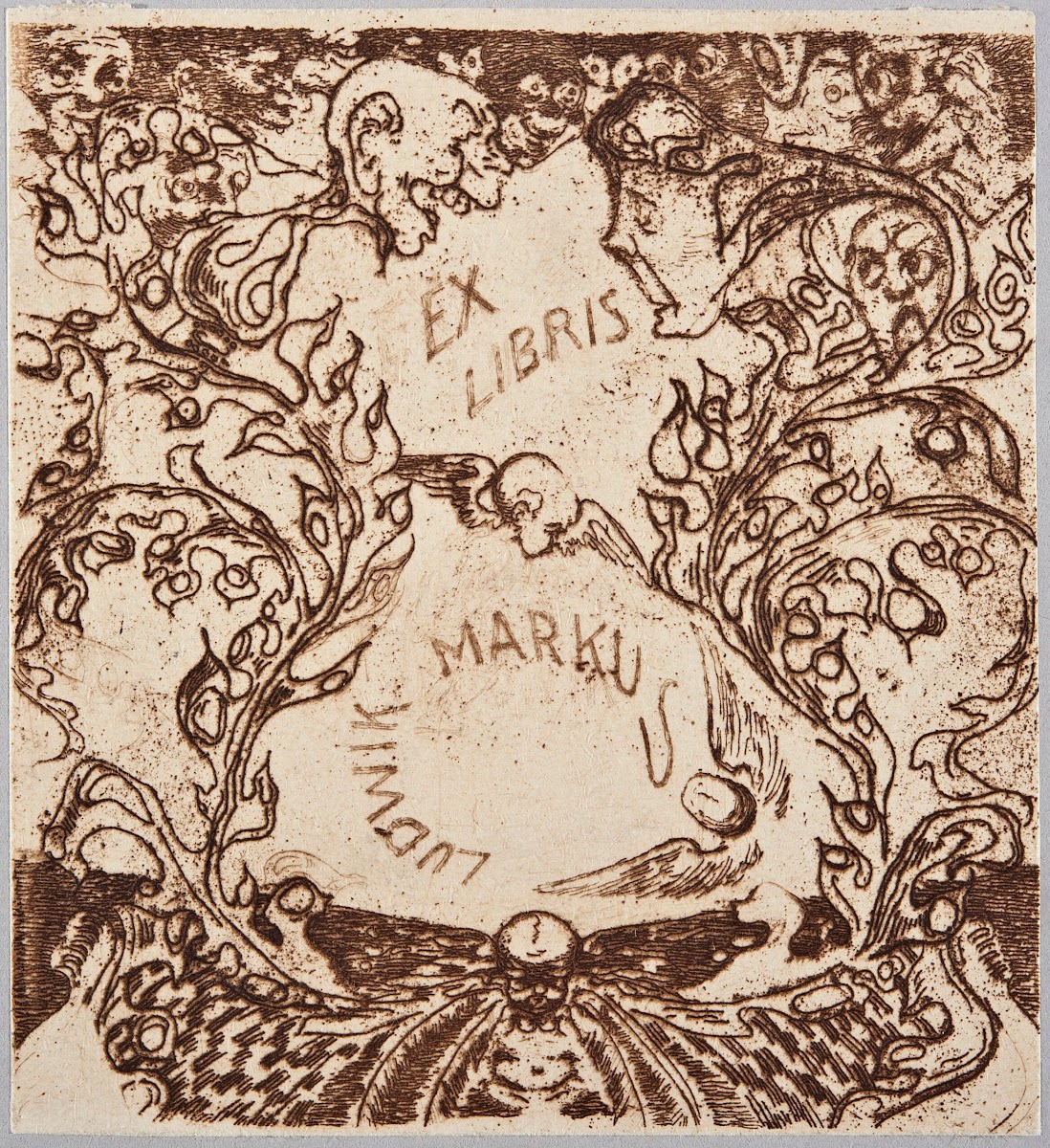 Bookplate of Ludwik Markus 1903 1908