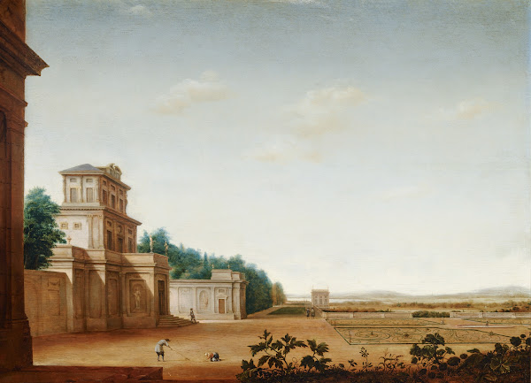 Country House And Park C 1690   1700