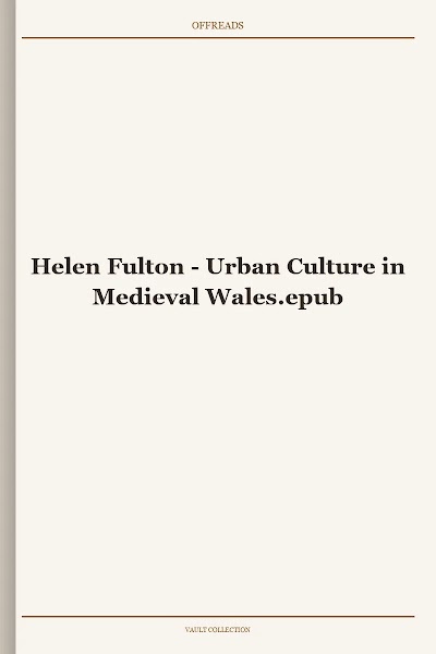 Urban Culture in Medieval Wales
