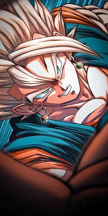 Dragon Ball, Anime Art, Super Saiyan, Vegito iPhone Phone Wallpaper