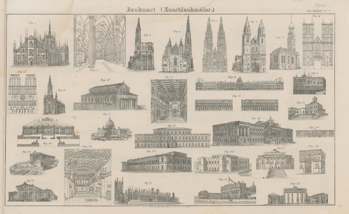 Atlas der Abbildungen Pierers Universal Lexikon Pl47 1848