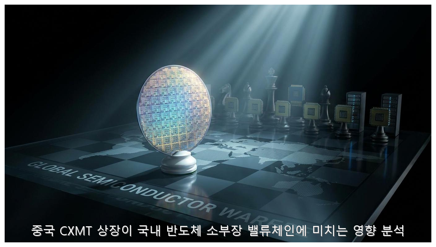 중국 CXMT 상장이 국내 반도체 소부장 밸류체인에 미치는 영향 분석 핵심 안내 및 분석 인포그래픽 (8)