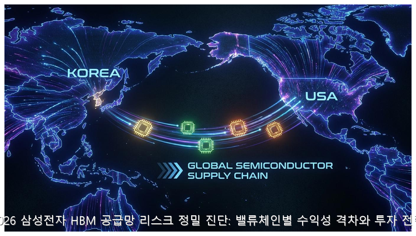 2026 삼성전자 HBM 공급망 리스크 정밀 진단: 밸류체인별 수익성 격차와 투자 전략 핵심 안내 및 분석 인포그래픽 (7)