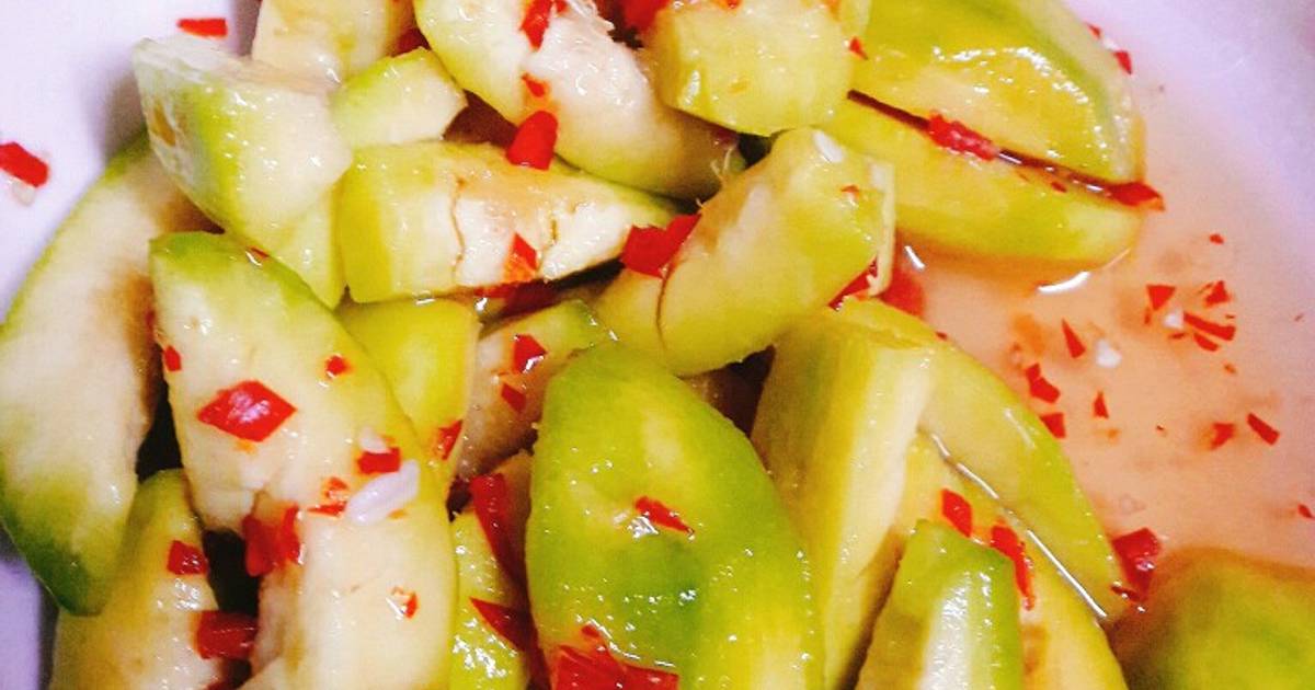 Cóc trộn nước mắm đường