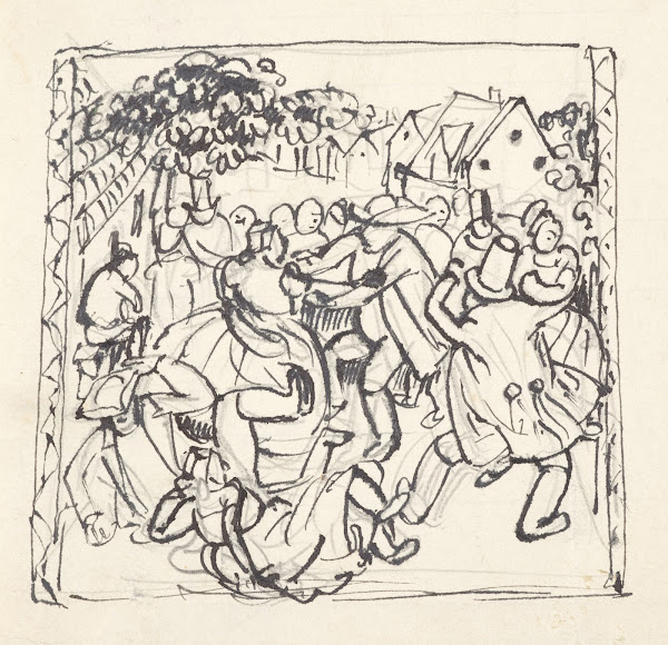 Tanzende Bauern 1919