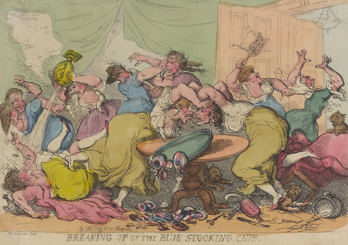 Breaking up of the Blue Stocking Club
