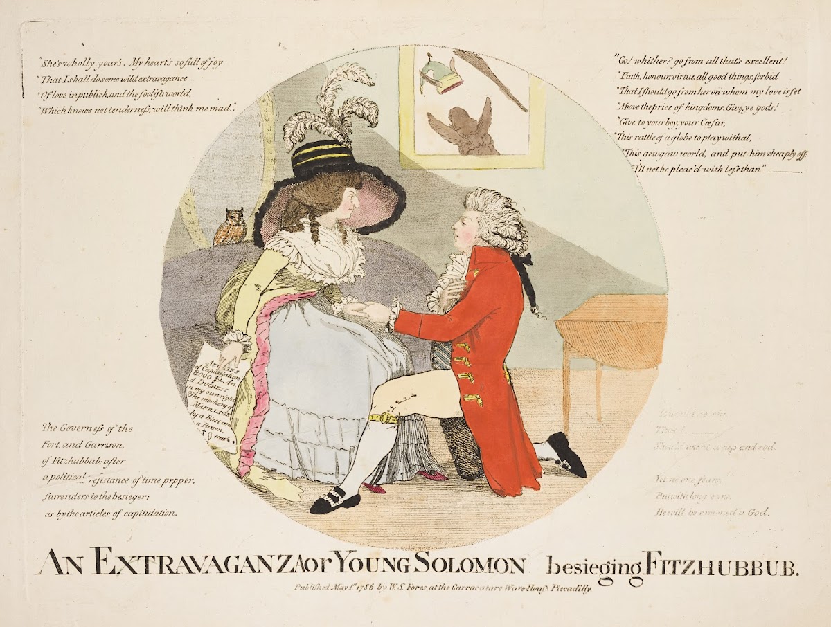 An extravaganza or Young Solomon besieging Fitzhubhub 1786