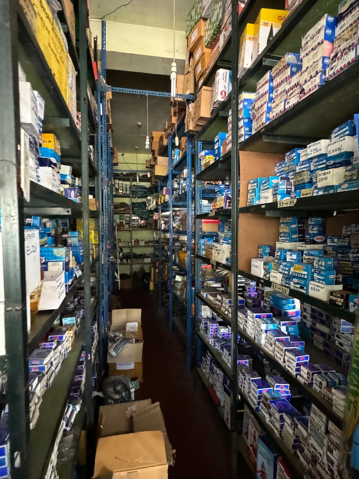 Jayasuriya Motor House Shelving Stock