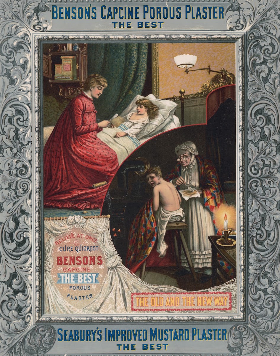 Bensons capcine porous plaster the best 1888