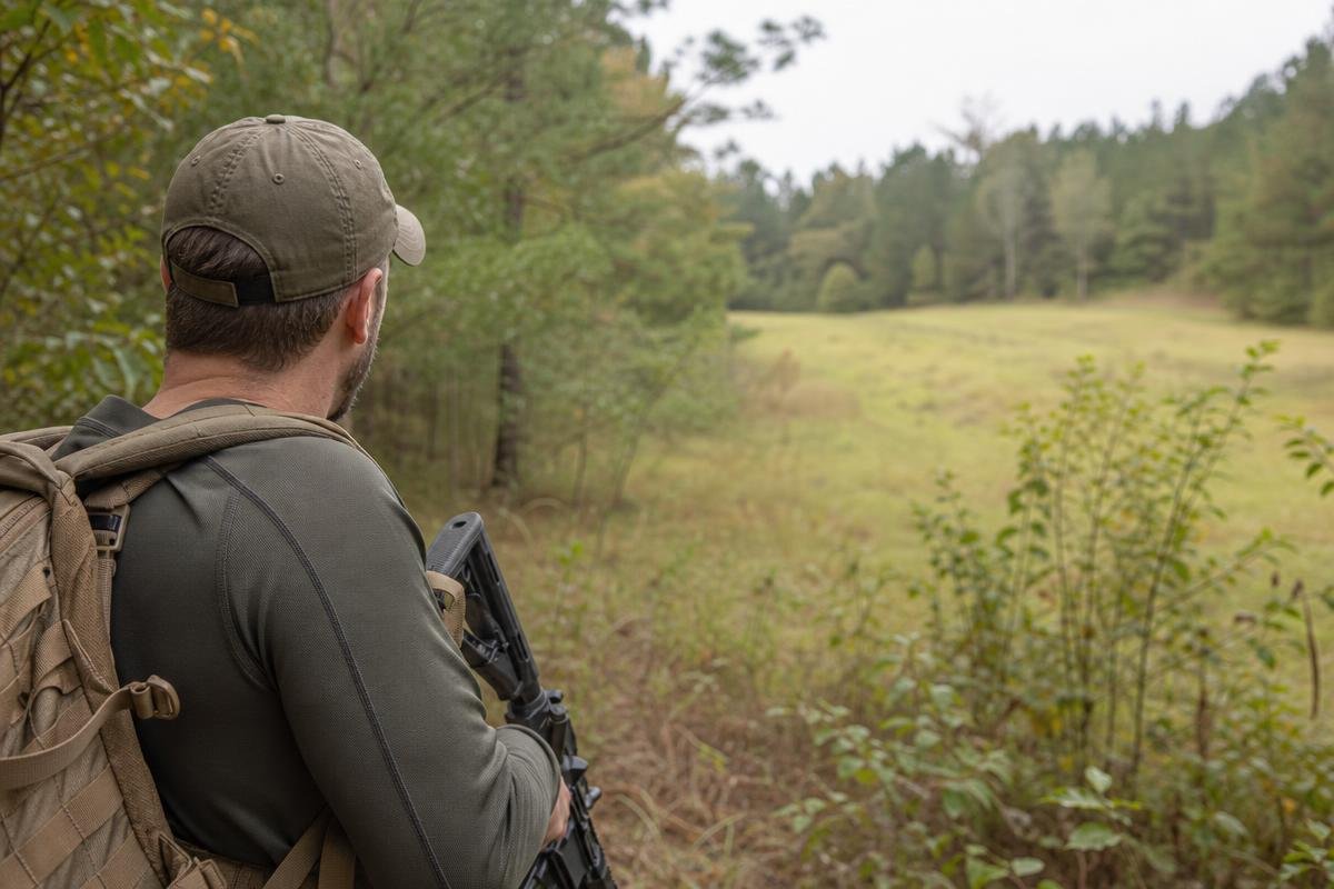 hunter planning cover distance and legal requirements for 7.62x39 hunting