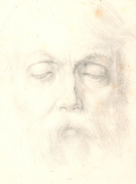 Studiehoved af Ossian 1815