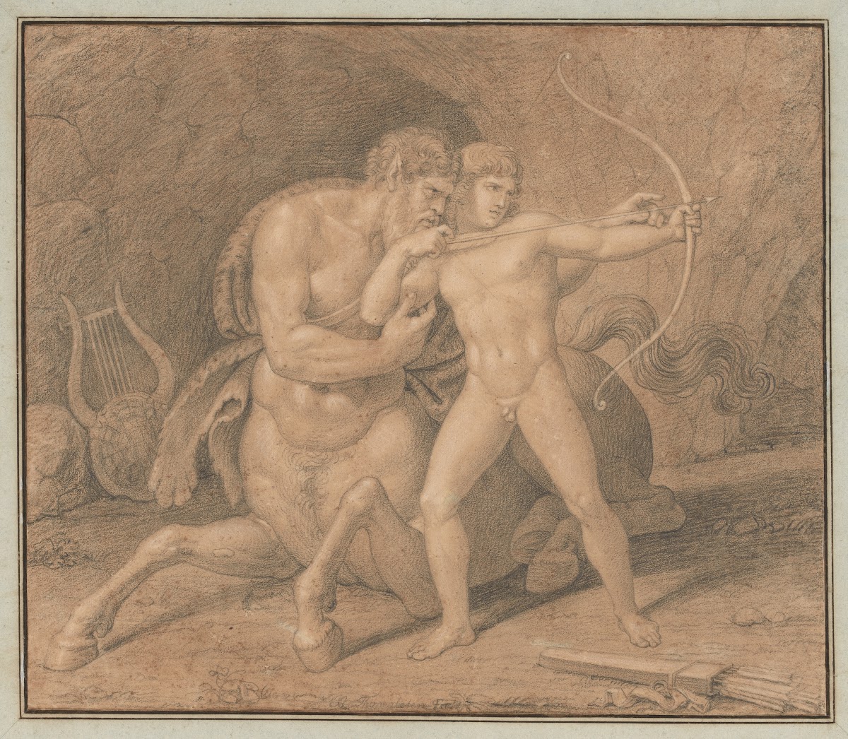 Chiron Teaching Achilles to Shoot with the Bow after 1810