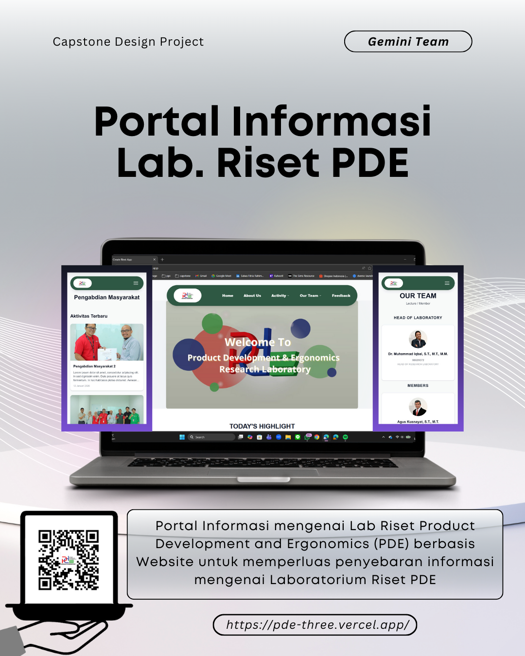 Portal Informasi Lab. RIset  PDE