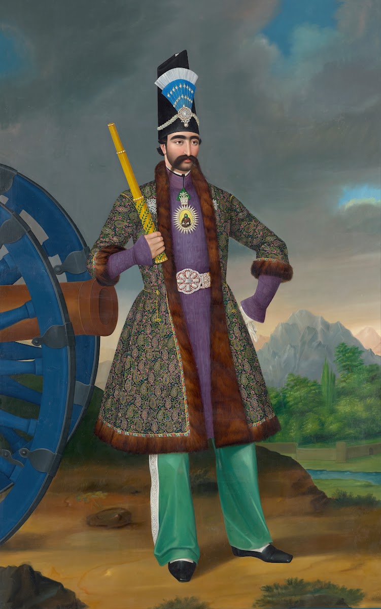 Der Schah von Persien Nāser ad Dīn Schāh 1860