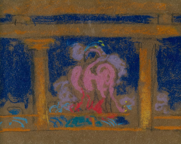 Study for Scene in the Daughter of Heaven Santa Fe 2 1915