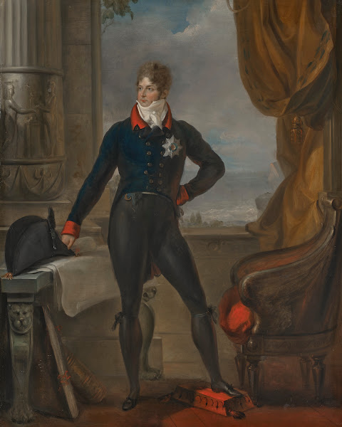 Portrait of George IV 1762 1830 when Prince of Wales