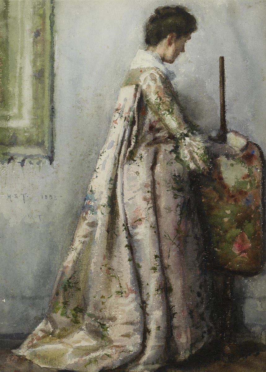 The Silk Gown Portrait Of Maria Tuke Sainsbury