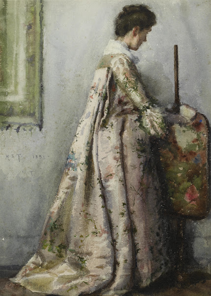 The Silk Gown Portrait Of Maria Tuke Sainsbury