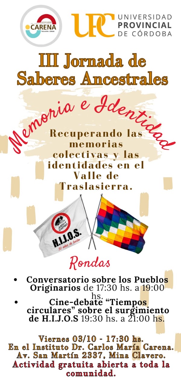 🌿✨ III Jornada de Saberes Ancestrales: Memoria e Identidad ✨🌿