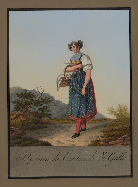 St Galle Township Peasant Woman 1820
