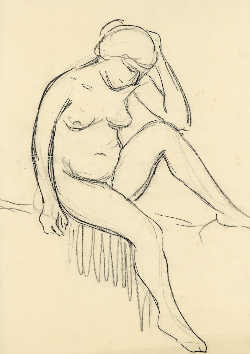Zittende figuur