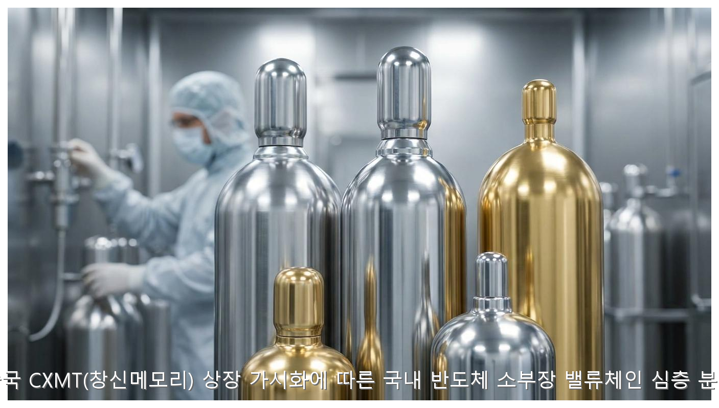 중국 CXMT(창신메모리) 상장 가시화에 따른 국내 반도체 소부장 밸류체인 심층 분석 핵심 안내 및 분석 인포그래픽 (5)